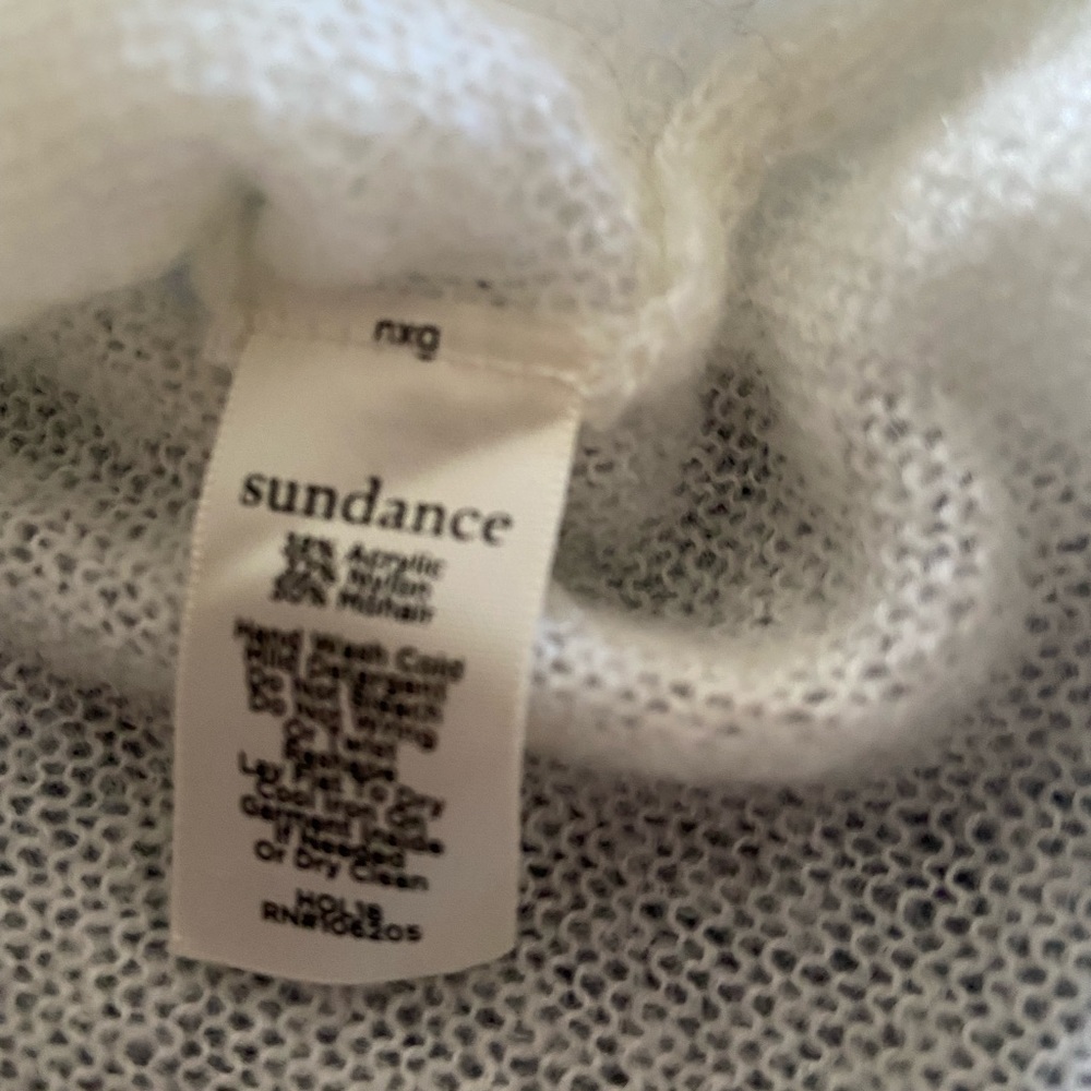 Sundance Black and White Crew Neck Sweater - Picture 4 of 4